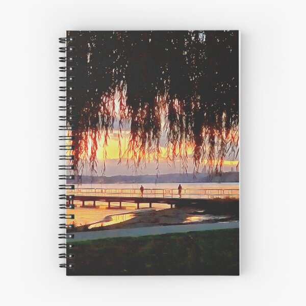 Item preview, Sunset Through the Trees at Juanita Beach designed and sold by SeaChangeDesign.