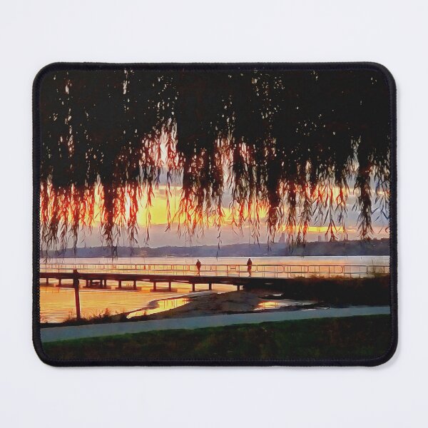 Item preview, Sunset Through the Trees at Juanita Beach designed and sold by SeaChangeDesign.