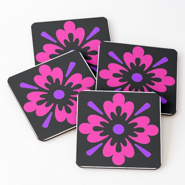 Item preview, Classic Tile Pink Floral Geometric designed and sold by SillaHoekstra.