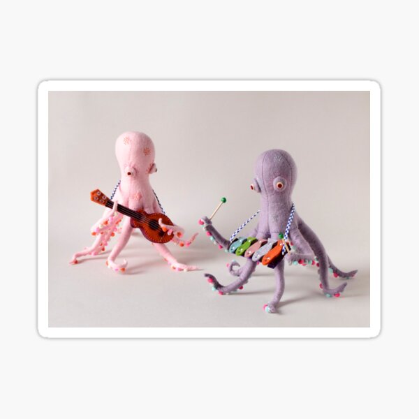 Octopus Band Sticker