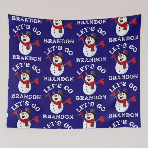 Item preview, Lets Go Brandon Snowman       designed and sold by WoodburyLake.