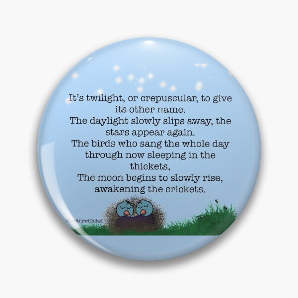 Item preview, Twilight Sleeping Birds designed and sold by poetrywithdad.