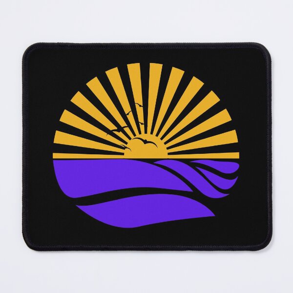 Item preview, Yellow & Purple Beach Sunset Design designed and sold by EarthArtDesigns.