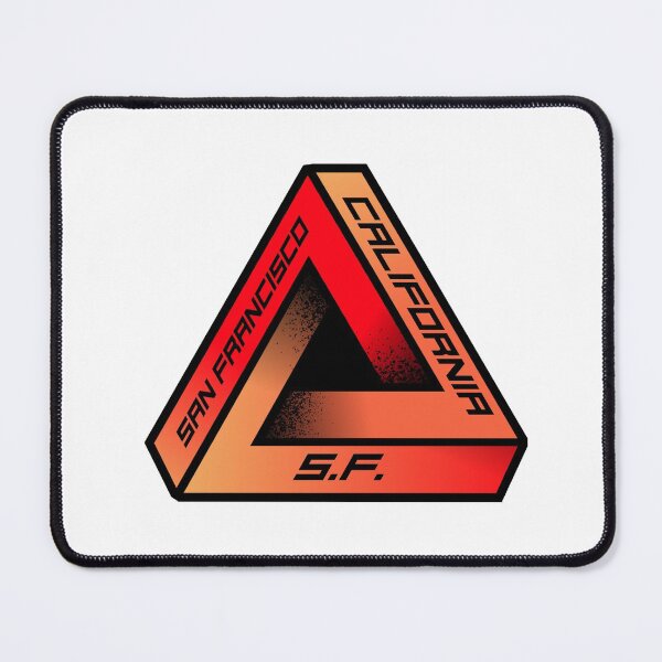 Item preview, SAN FRANCISCO CALIFORNIA TRIANGLE LOGO T-SHIRT/ STICKER designed and sold by BestCoolStuff.