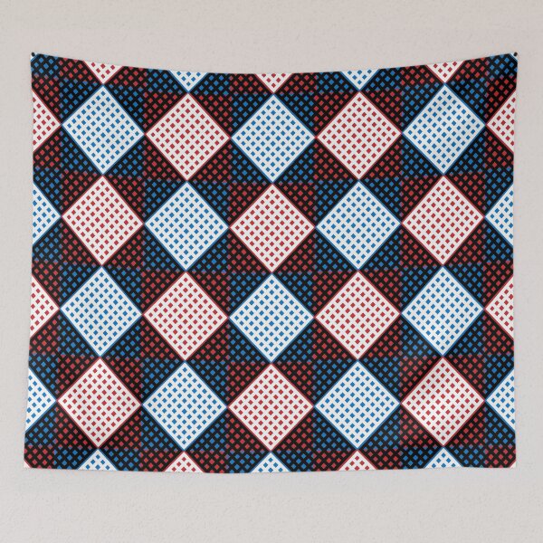 Item preview, Angled Checkerboard Quilt Pattern no. 9 designed and sold by Neil Feigeles.