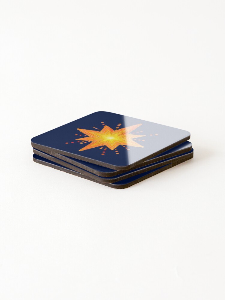Thumbnail 4 of 5, Coasters (Set of 4), Star Gradient designed and sold by SimpleLee.