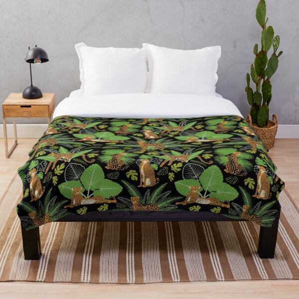Aperçu de l'œuvre Motif guépard de la forêt tropicale créée et vendue par Rebalien.
