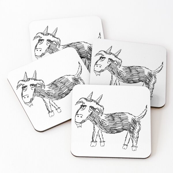 Item preview, Not just a goat but a pygmy goat designed and sold by chewingcharcoal.