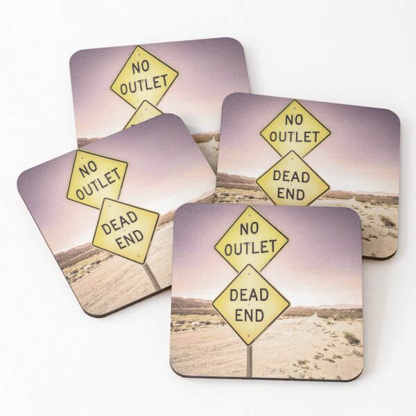 Item preview, Desert Road Trip Art! "No Outlet" designed and sold by Murray Bolesta Fine Art Prints.