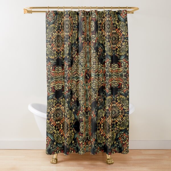 Dark Garden Main Grounds Shower Curtain