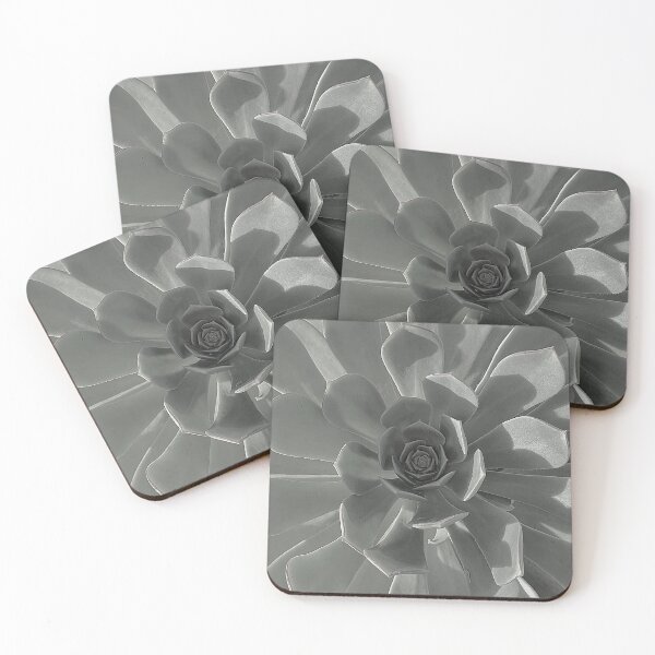 Item preview, Black and White Succulent, Aeonium Arboreum, Nature's Geometry, Northern California Photography designed and sold by Christie Olstad.