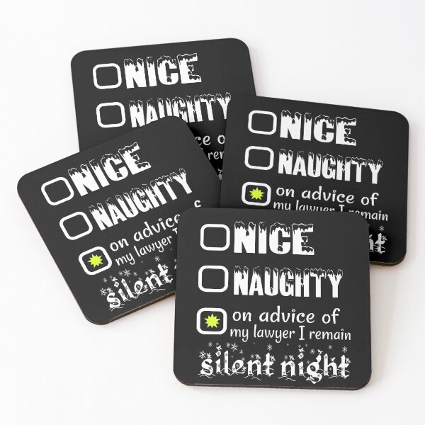 Item preview, Nice, Naughty I remain Silent Night designed and sold by SirReel.