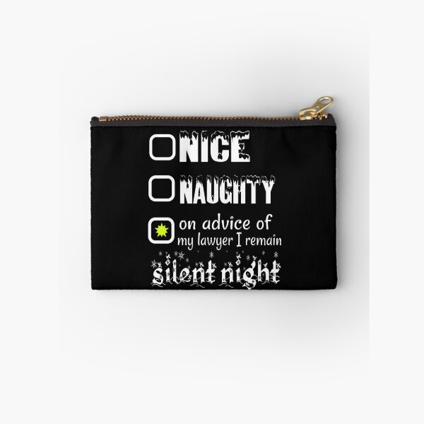Item preview, Nice, Naughty I remain Silent Night designed and sold by SirReel.