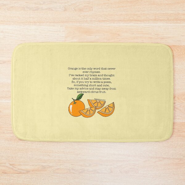 Item preview, Orange Rhymes designed and sold by poetrywithdad.