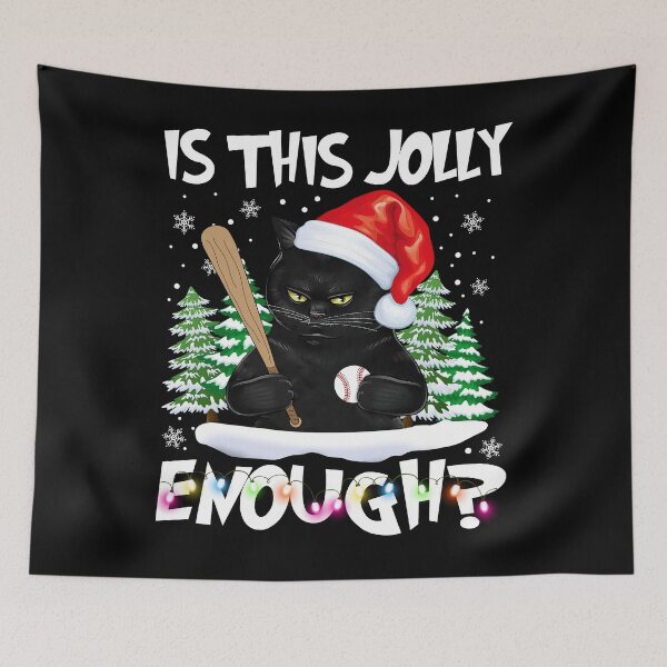 Item preview, Baseball Cat Is this Jolly Enough Black Cat Baseball Player designed and sold by Adam Alomari.