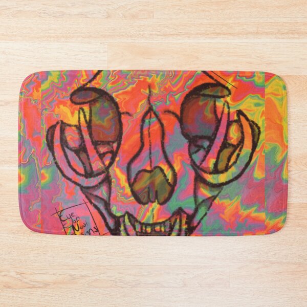 Item preview, Rainbow Trippy Raccoon Skull designed and sold by Eye of Newt Designs.