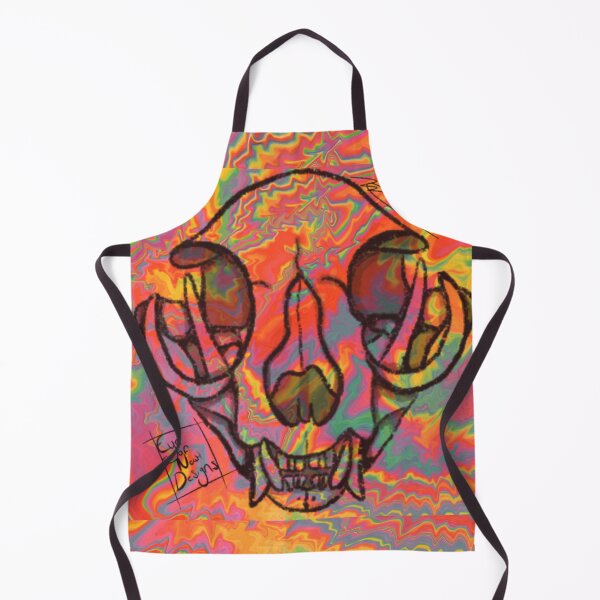 Item preview, Rainbow Trippy Raccoon Skull designed and sold by Eye of Newt Designs.