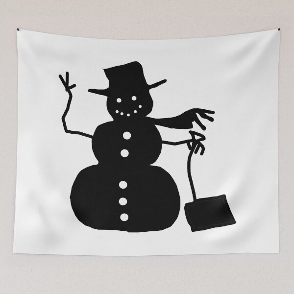 Item preview, Waving Snowman designed and sold by bloomingvine.