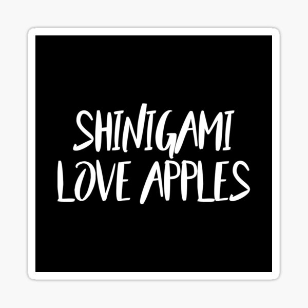 Shinigami and Apple Sticker