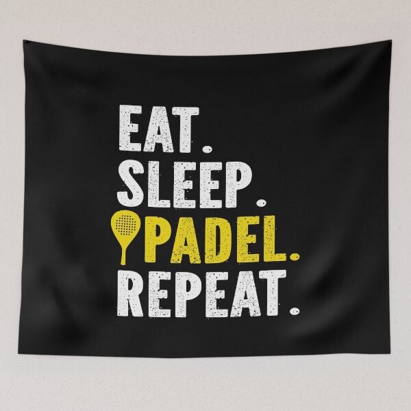 Artikelvorschau, Eat Sleep Padel Wiederholung entworfen und verkauft von Halla-Merch.