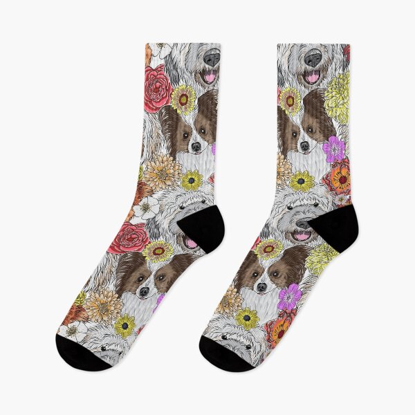 Item preview, Cute Dogs And Flowers  designed and sold by VannaShanha.
