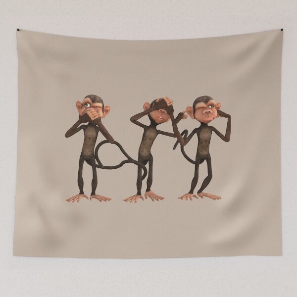 Item preview, Say nothing, see nothing, hear nothing  designed and sold by Photorebelle.