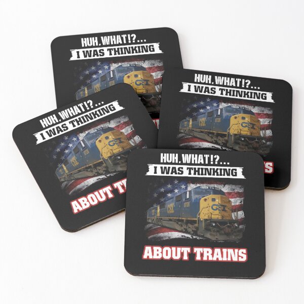 Item preview, Csx Huh What I Was Thinking About Trains, For Men Women Full Size designed and sold by BRTPBM.