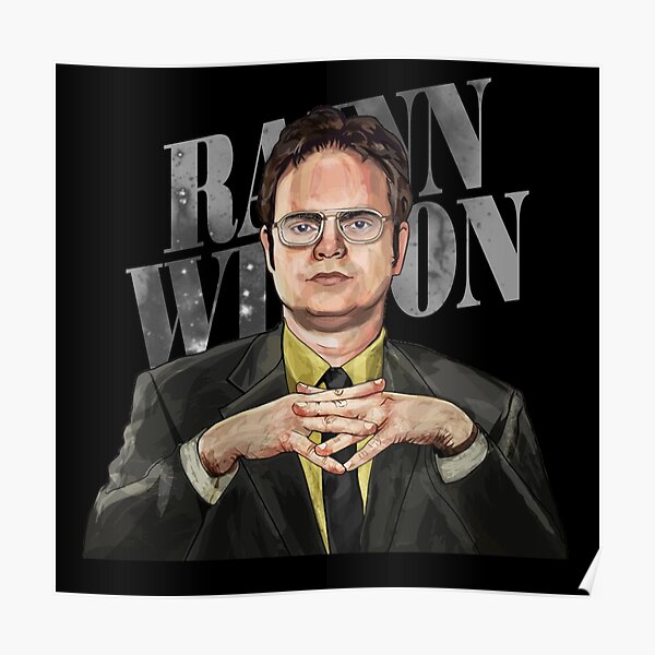 “Rainn Wilson” Poster for Sale by Arthudoherty | Redbubble