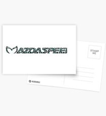 Mazdaspeed Digital Geometric Postcards