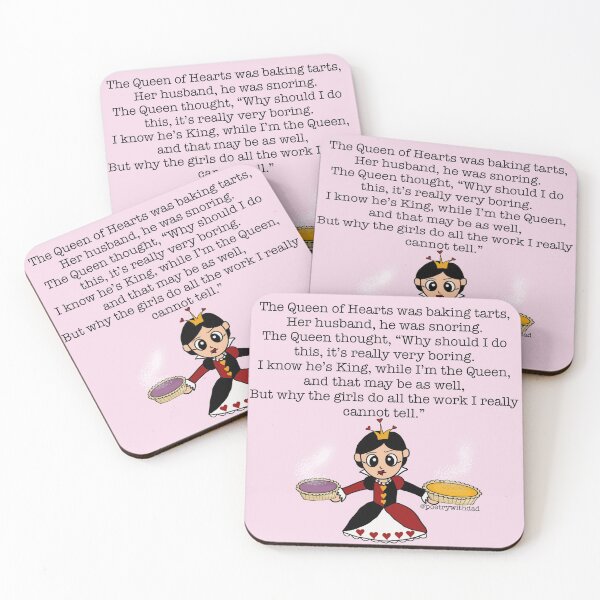 Item preview, Queen of Hearts Baking Tarts designed and sold by poetrywithdad.