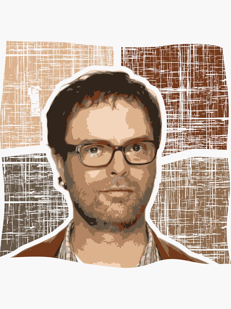 “Rainn Wilson” Sticker by Arthudoherty | Redbubble