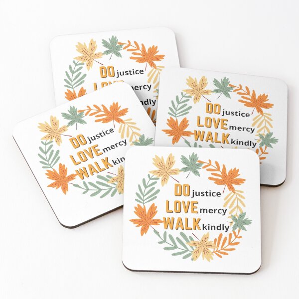 Item preview, DO justice, LOVE mercy, WALK kindly designed and sold by CheekyGrace.