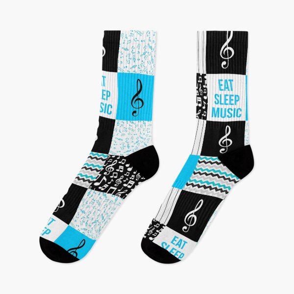 Item preview, Music shape pattern blue designed and sold by PatrickRobbin.