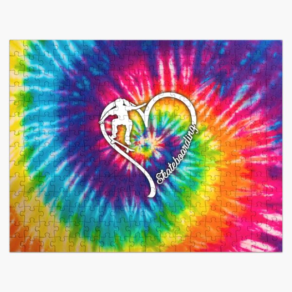 Item preview, Skateboarding Tie Dye Art designed and sold by VannaShanha.