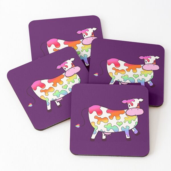 Item preview, Rainbow Cow designed and sold by MoonBuckets.