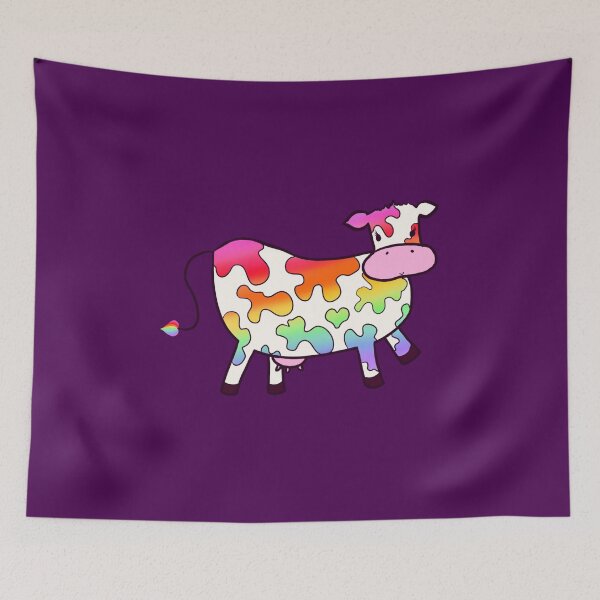 Item preview, Rainbow Cow designed and sold by MoonBuckets.