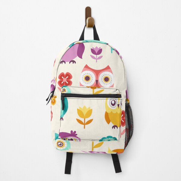 Item preview, owl flower cute cartoon pattern designed and sold by PatrickRobbin.