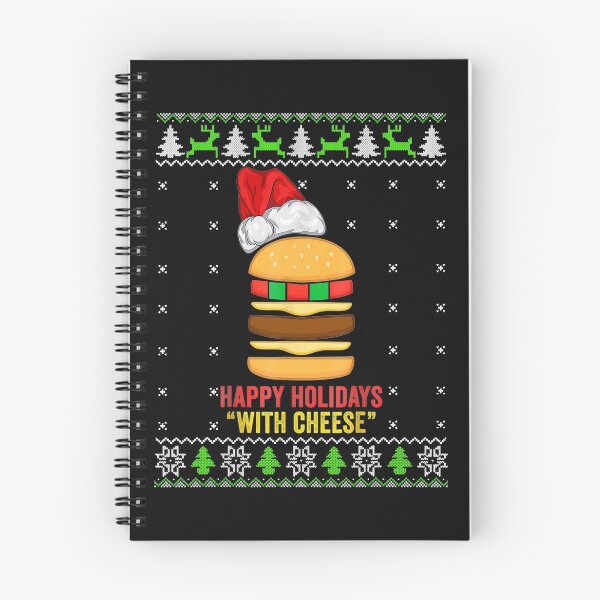 Item preview, Happy Holidays With Cheese Christmas Cheese Burger  designed and sold by DaltonHutchin.