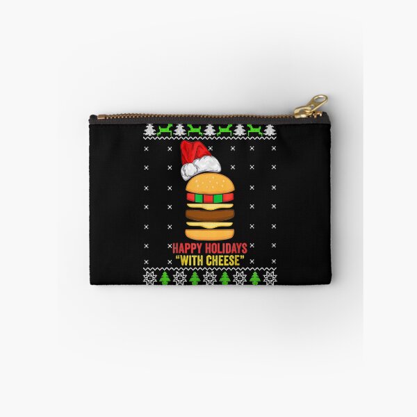Item preview, Happy Holidays With Cheese Christmas Cheese Burger  designed and sold by DaltonHutchin.