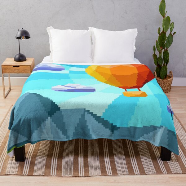 Item preview, Pixelated Prismatic Glass Hot Air Balloon designed and sold by HopeDetour.
