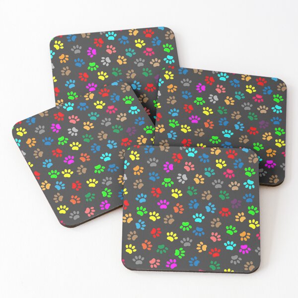 Item preview, Multicolor Dog Paws designed and sold by LucianaShop.
