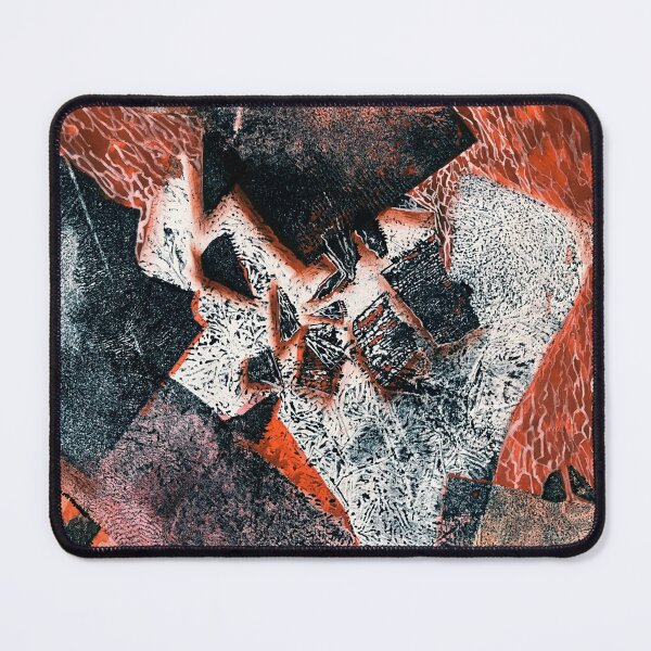 Item preview, Red and black abstraction in gouache designed and sold by Moolversin.
