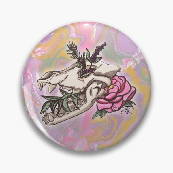 Item preview, Botanical Skull designed and sold by Eye of Newt Designs.