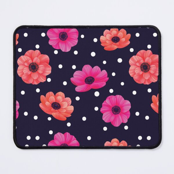Item preview, Seamless floral pattern on black background designed and sold by darshants.