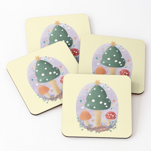 Item preview, Mushroom Medley Merry Christmas designed and sold by Yunipop.