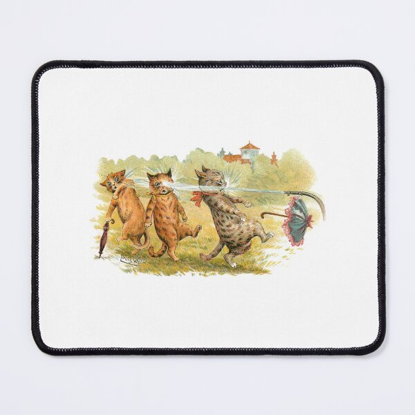 Item preview, Surprised Cats - Louis Wain designed and sold by karwilberevivalcollection.