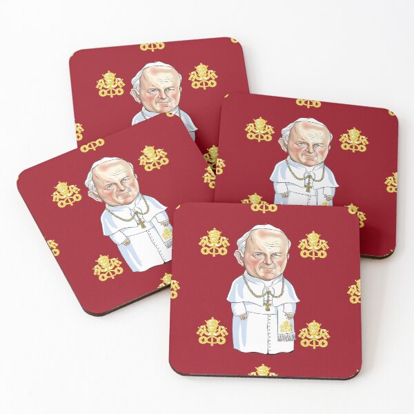 Item preview, Pope John Paul II designed and sold by MacKaycartoons.