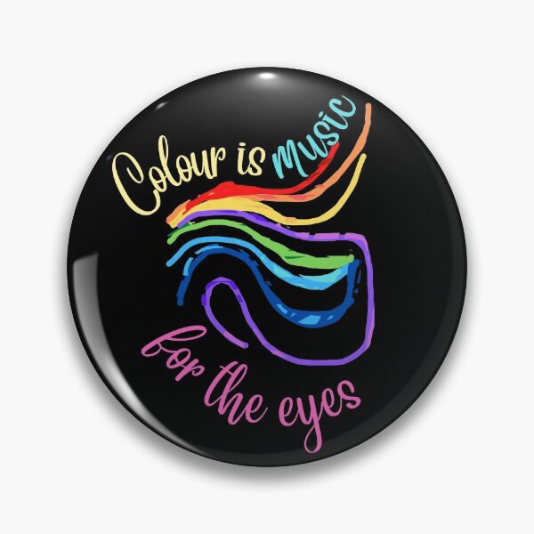 Item preview, Colour is music for the eyes designed and sold by Scribblehound.
