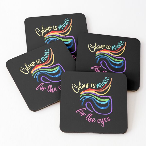 Item preview, Colour is music for the eyes designed and sold by Scribblehound.