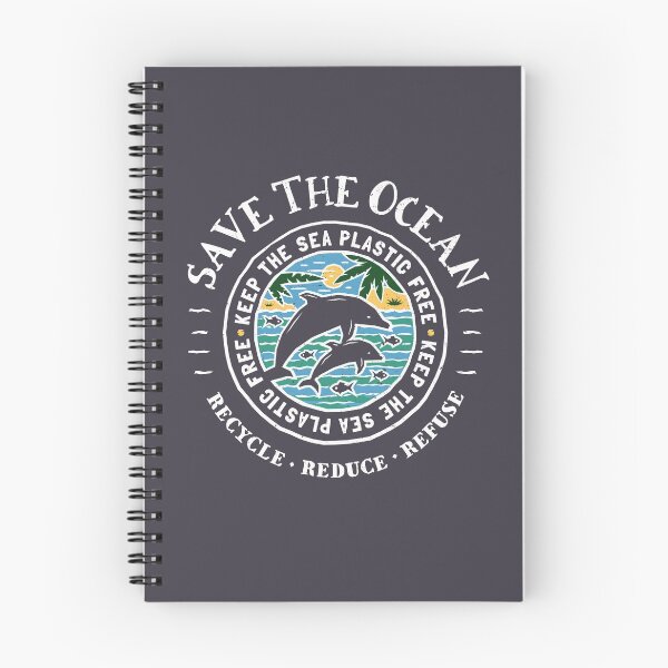 Item preview, Save The Ocean Keep the Sea Plastic Free Dolphin Scene designed and sold by Bangtees.